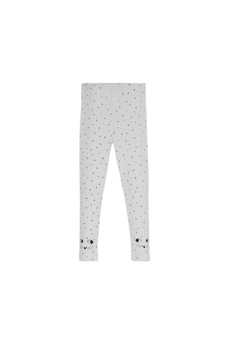 06-24 Months Old Cross Printed Legging - Thumbnail