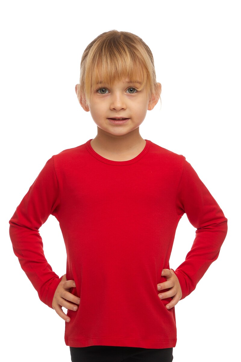 1-4 Ans T-shirt à Manches Longues En Lycra - Thumbnail