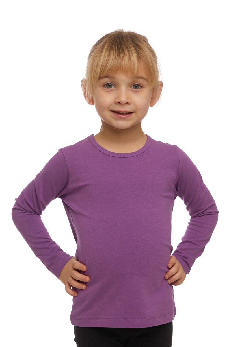 1-4 Ans T-shirt à Manches Longues En Lycra - Thumbnail