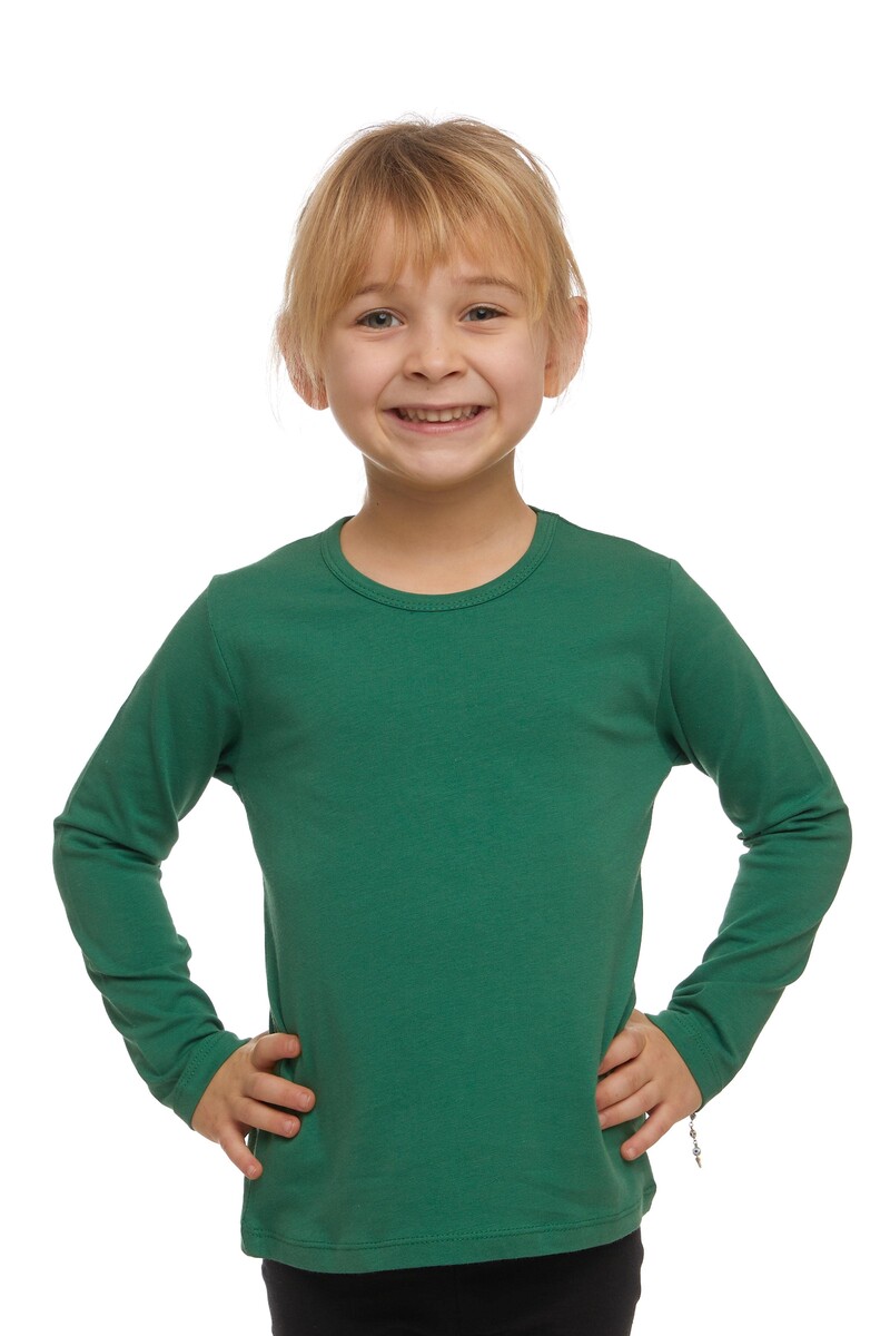 1-4 Ans T-shirt à Manches Longues En Lycra - Thumbnail