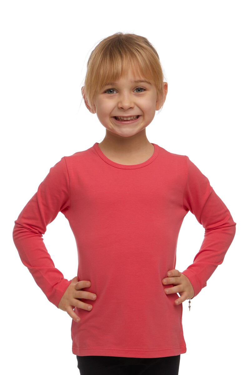 1-4 Ans T-shirt à Manches Longues En Lycra - Thumbnail