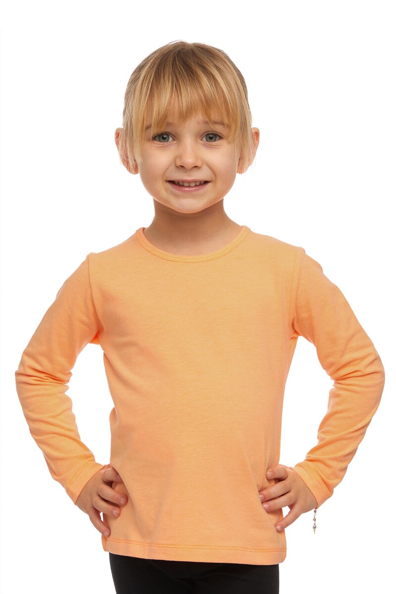 1-4 Ans T-shirt à Manches Longues En Lycra - Thumbnail