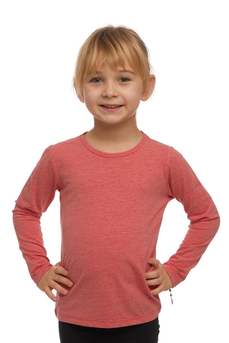 1-4 Ans T-shirt à Manches Longues En Lycra - Thumbnail