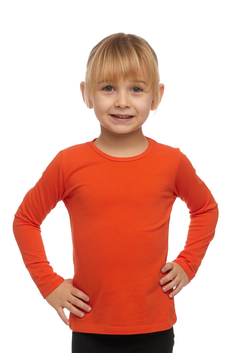 1-4 Ans T-shirt à Manches Longues En Lycra - Thumbnail