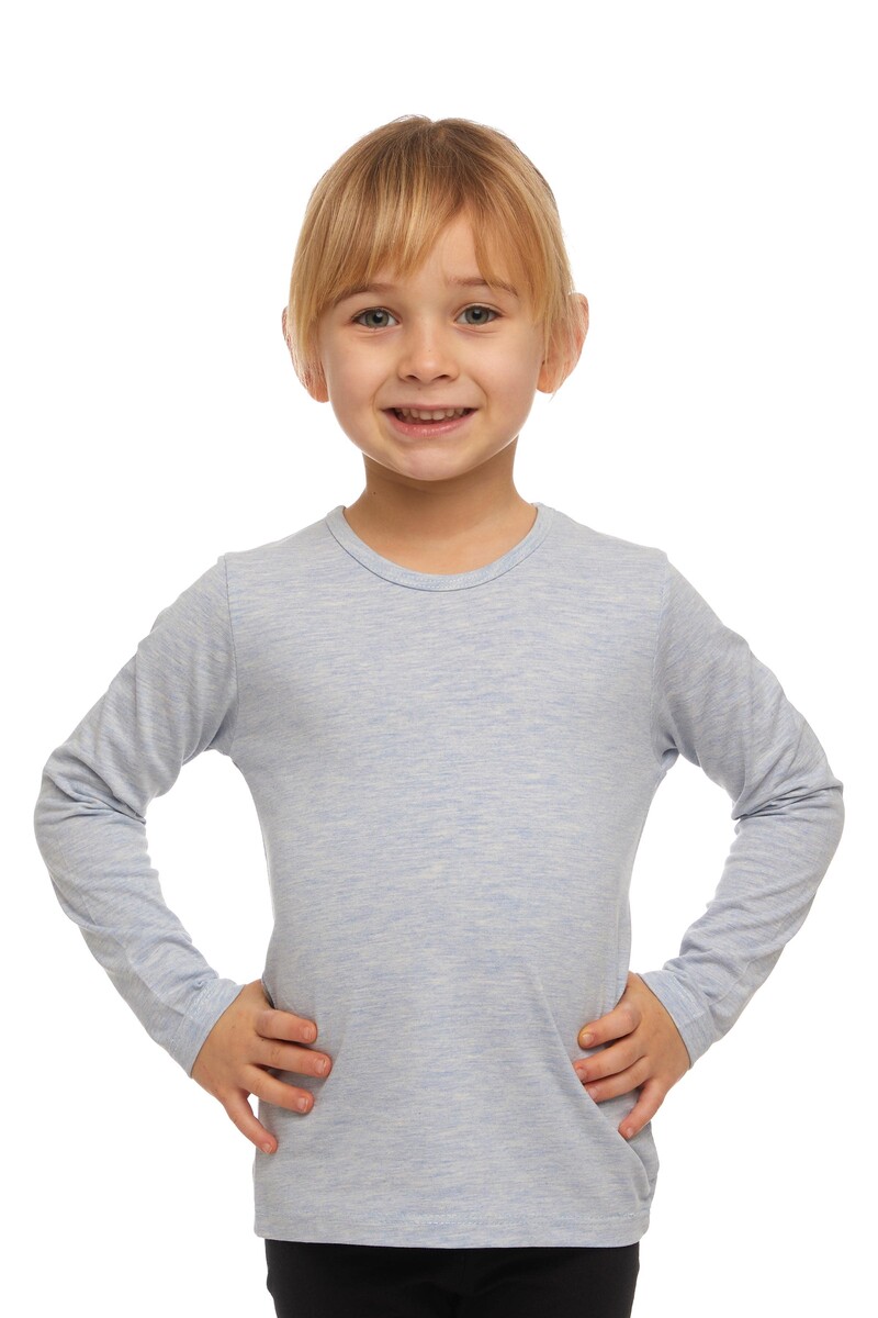 1-4 Ans T-shirt à Manches Longues En Lycra - Thumbnail