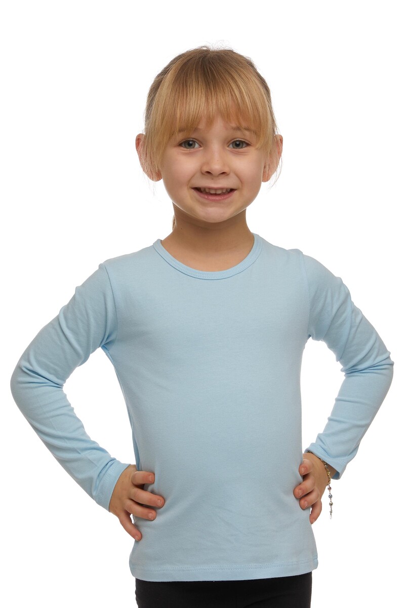 1-4 Ans T-shirt à Manches Longues En Lycra - Thumbnail