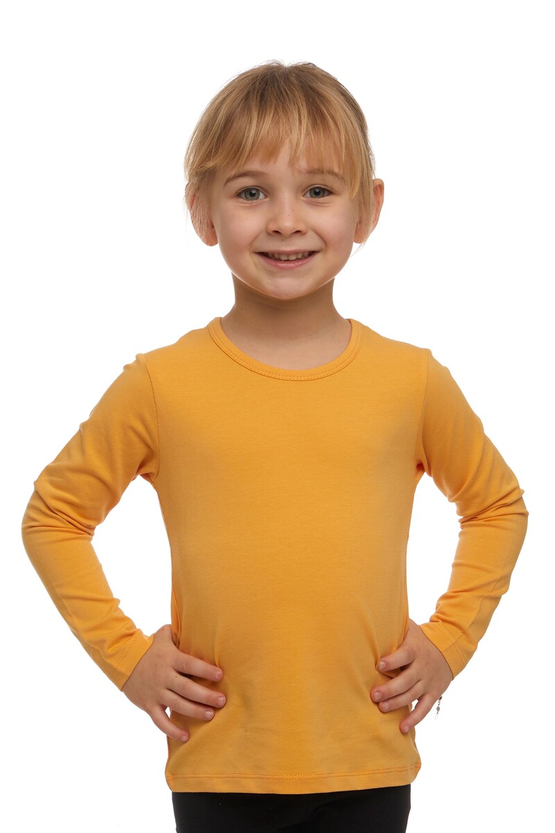 1-4 Ans T-shirt à Manches Longues En Lycra - Thumbnail