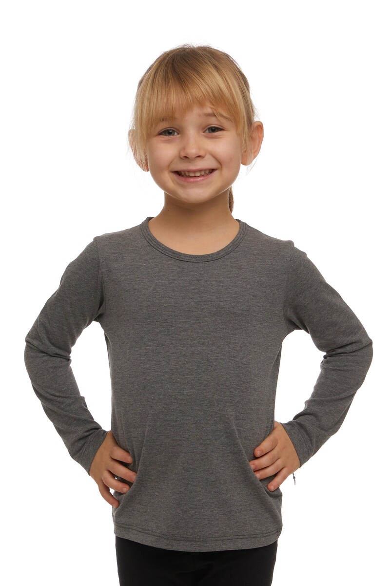 1-4 Ans T-shirt à Manches Longues En Lycra - Thumbnail