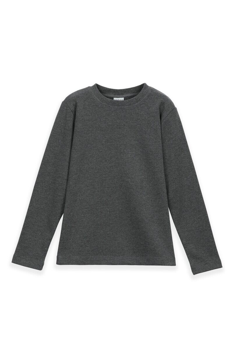 1-4 Years Old Interlock Crew Neck T-shirt - Thumbnail