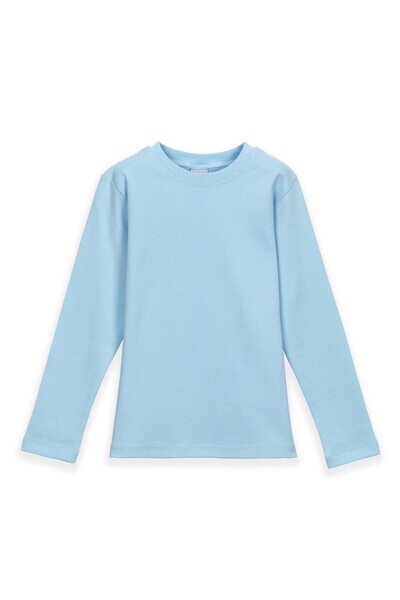 1-4 Years Old Interlock Crew Neck T-shirt - Thumbnail