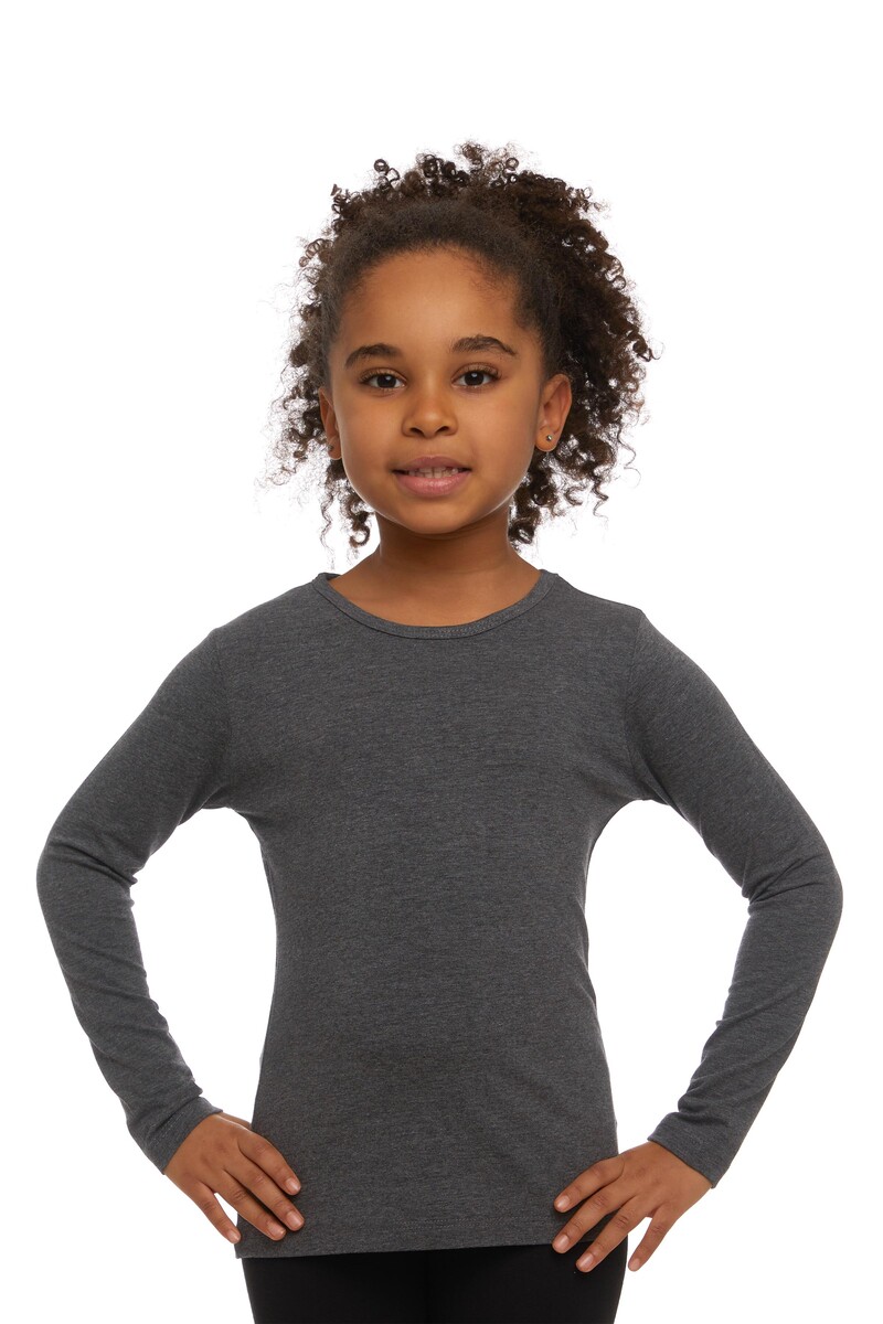 1-4 Years Old Lycra Long Sleeves T-shirt - Thumbnail