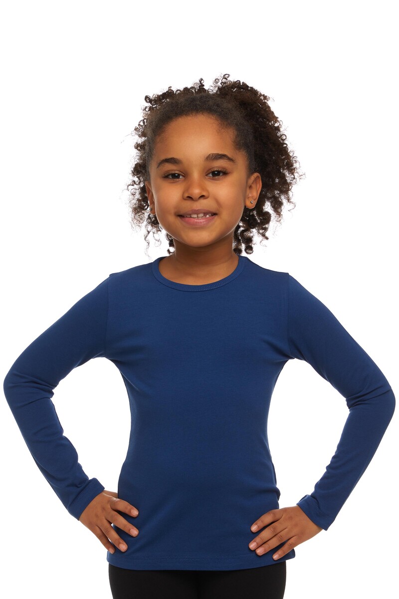 1-4 Years Old Lycra Long Sleeves T-shirt - Thumbnail