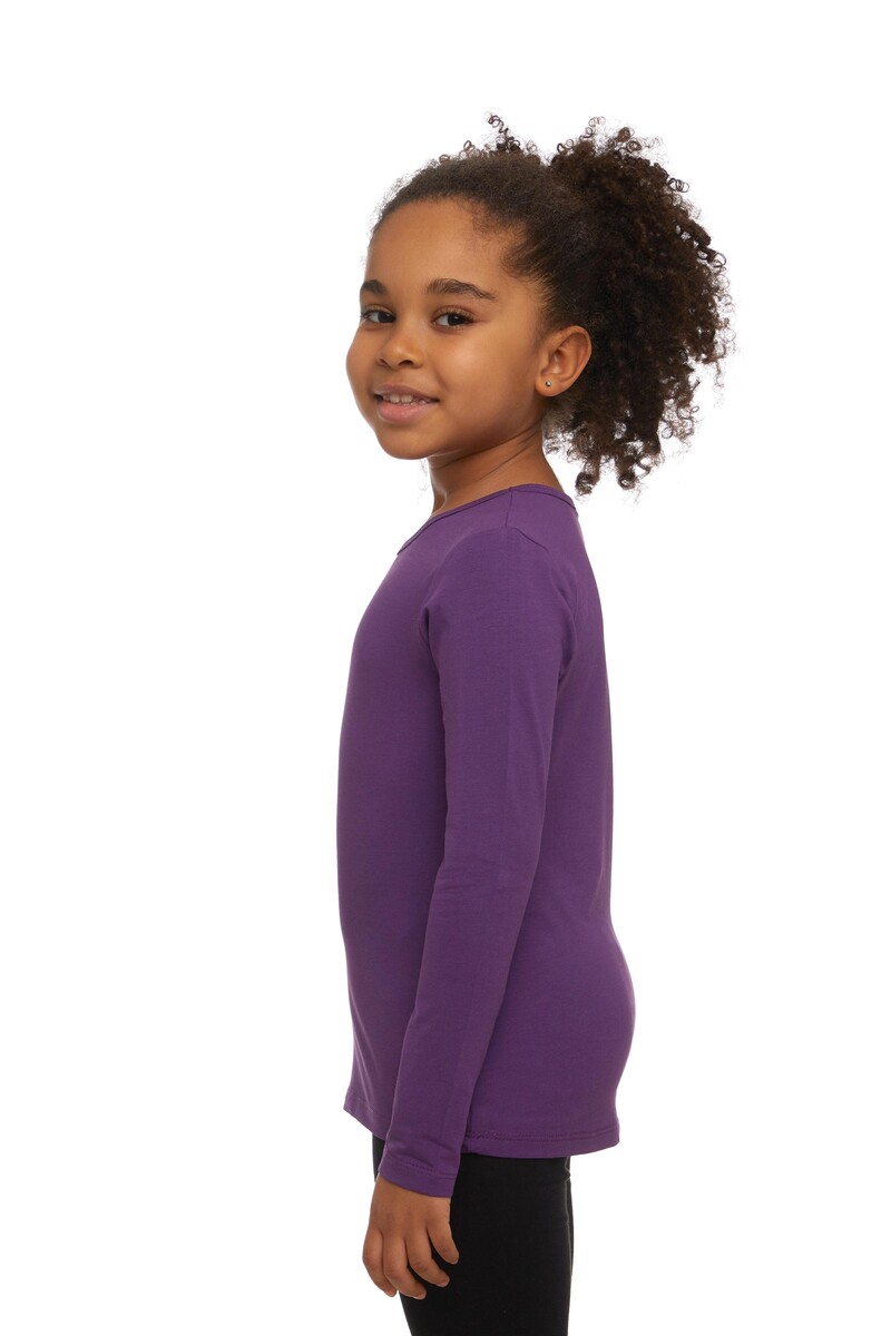 1-4 Years Old Lycra Long Sleeves T-shirt - Thumbnail