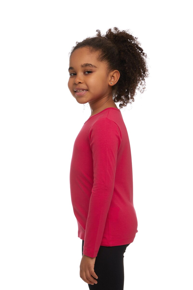 1-4 Years Old Lycra Long Sleeves T-shirt - Thumbnail