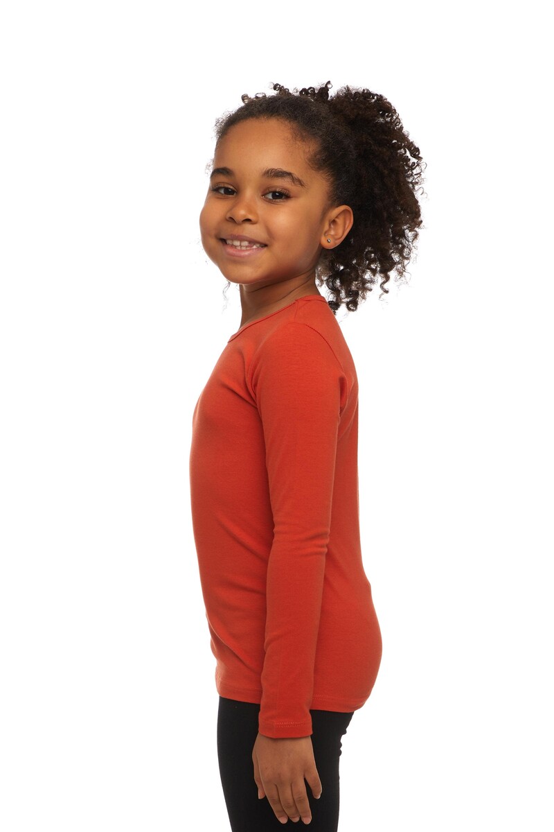 1-4 Years Old Lycra Long Sleeves T-shirt - Thumbnail