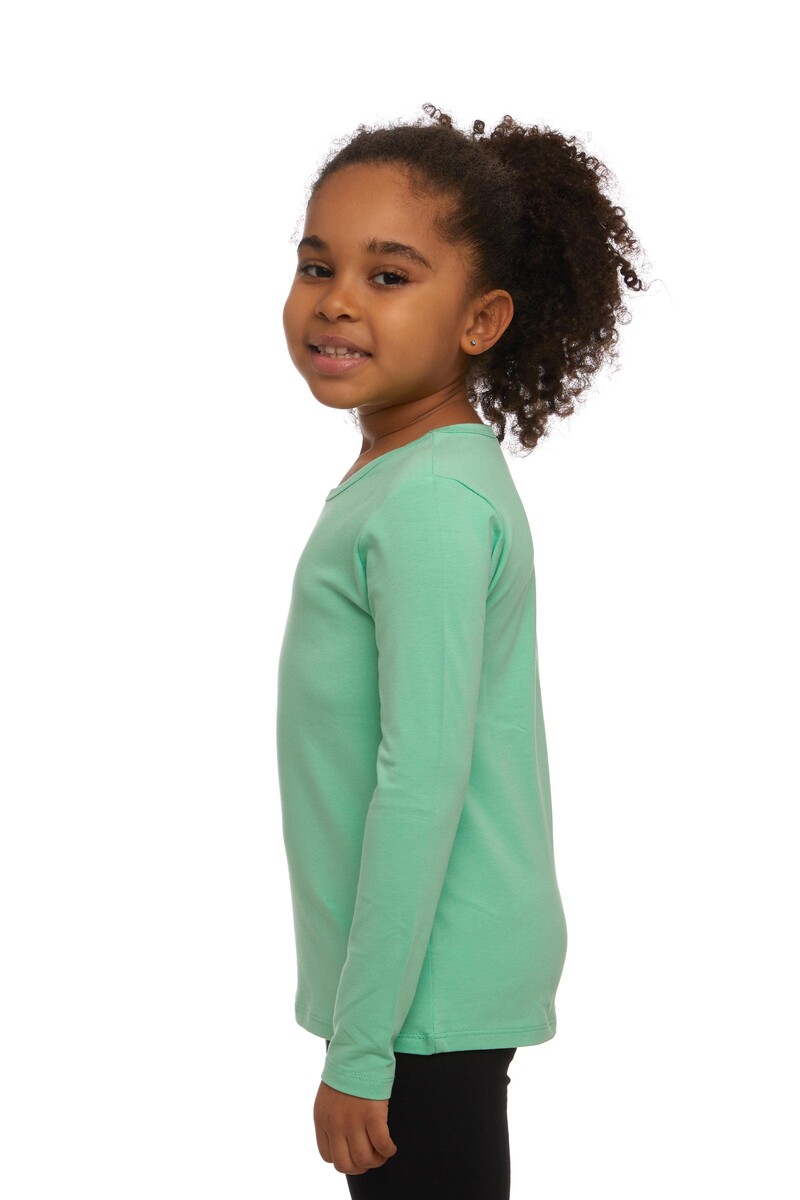 1-4 Years Old Lycra Long Sleeves T-shirt - Thumbnail