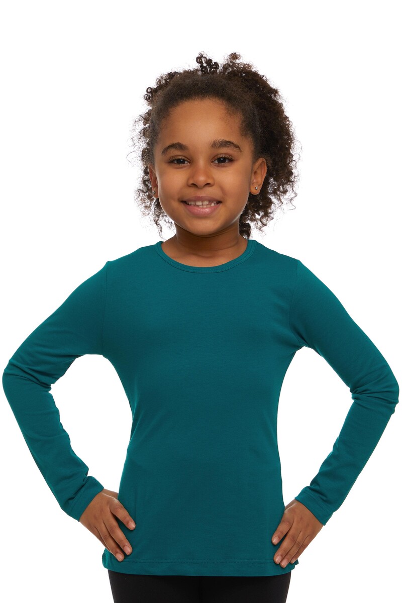 1-4 Years Old Lycra Long Sleeves T-shirt - Thumbnail