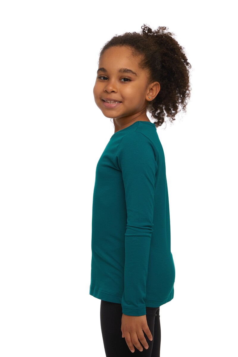 1-4 Years Old Lycra Long Sleeves T-shirt - Thumbnail