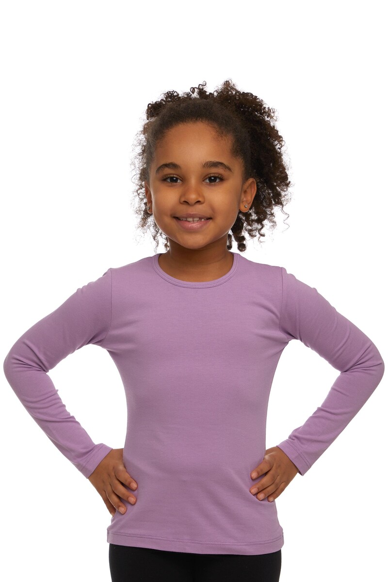 1-4 Years Old Lycra Long Sleeves T-shirt - Thumbnail