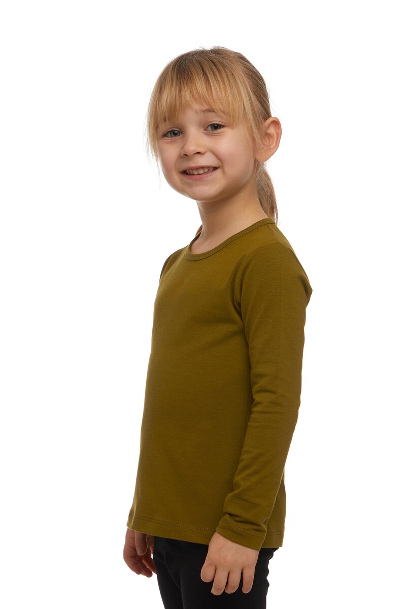 1-4 Years Old Lycra Long Sleeves T-shirt - Thumbnail