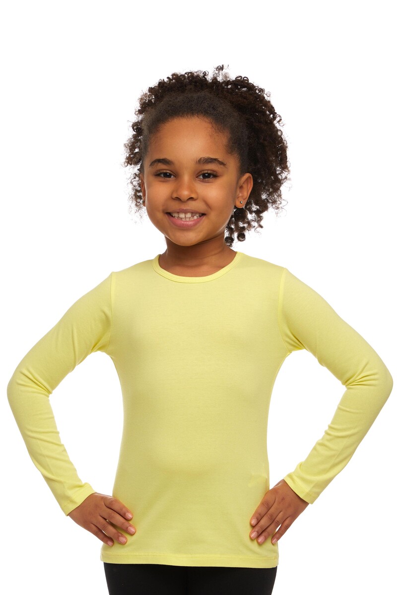 1-4 Years Old Lycra Long Sleeves T-shirt - Thumbnail