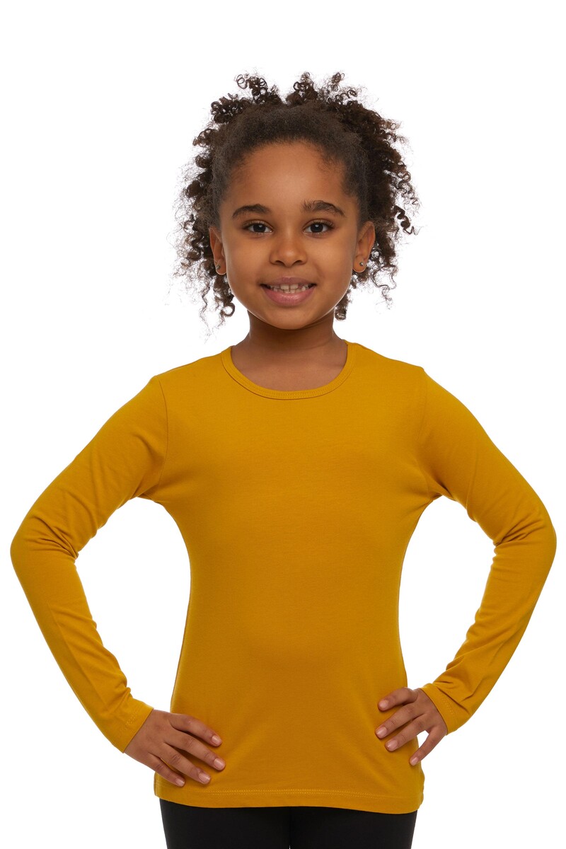 1-4 Years Old Lycra Long Sleeves T-shirt - Thumbnail