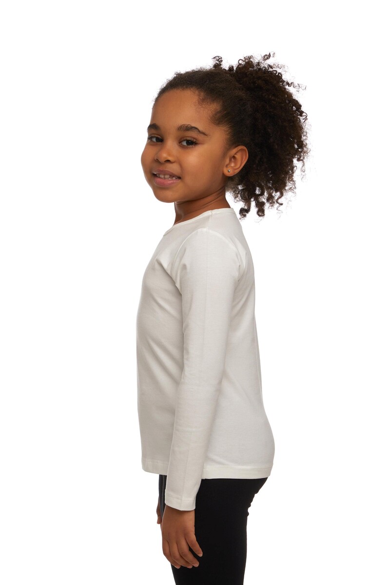 1-4 Years Old Lycra Long Sleeves T-shirt - Thumbnail