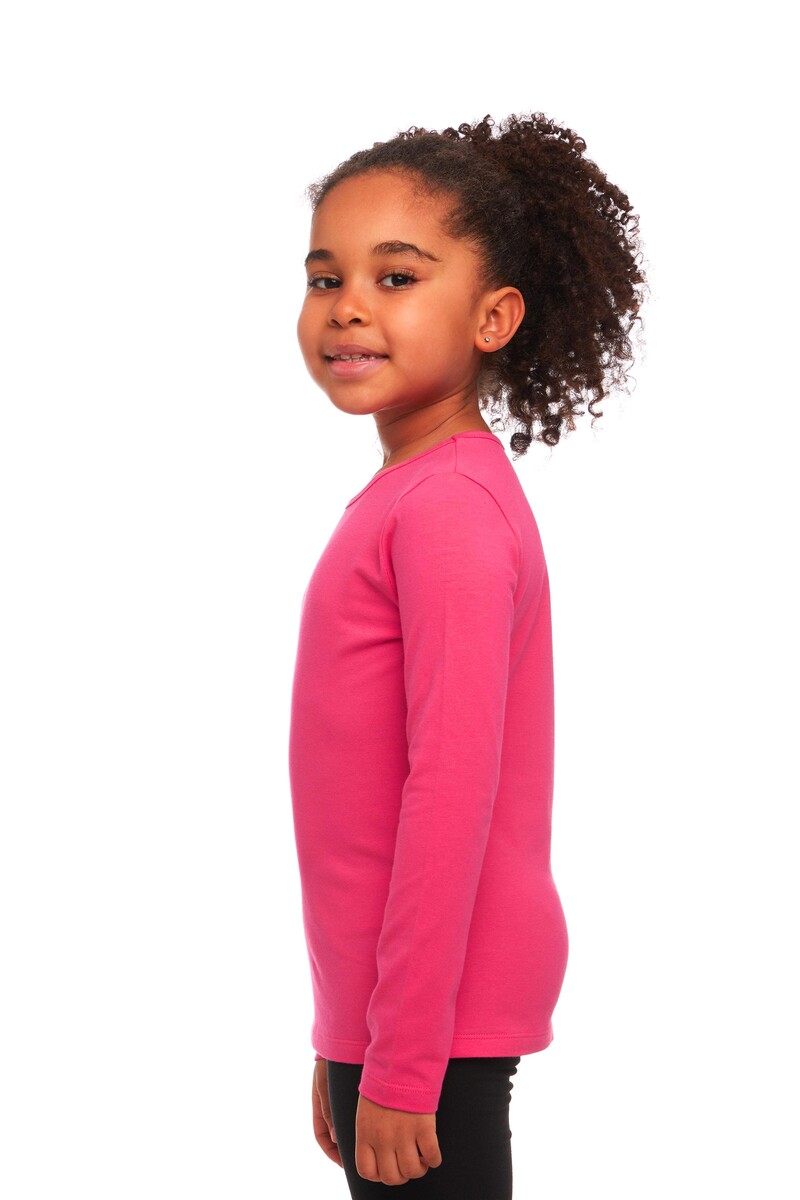 1-4 Years Old Lycra Long Sleeves T-shirt - Thumbnail