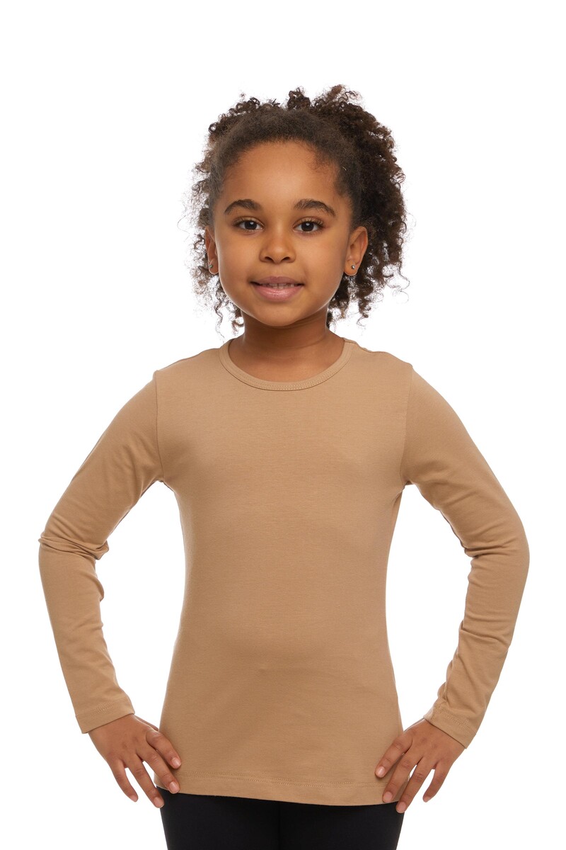 1-4 Years Old Lycra Long Sleeves T-shirt - Thumbnail