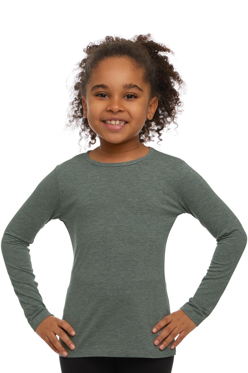 1-4 Years Old Lycra Long Sleeves T-shirt - Thumbnail