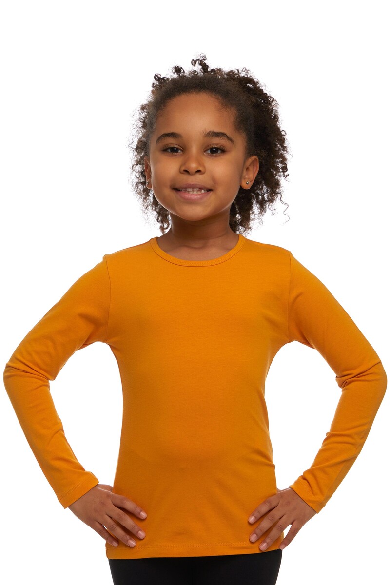 1-4 Years Old Lycra Long Sleeves T-shirt - Thumbnail