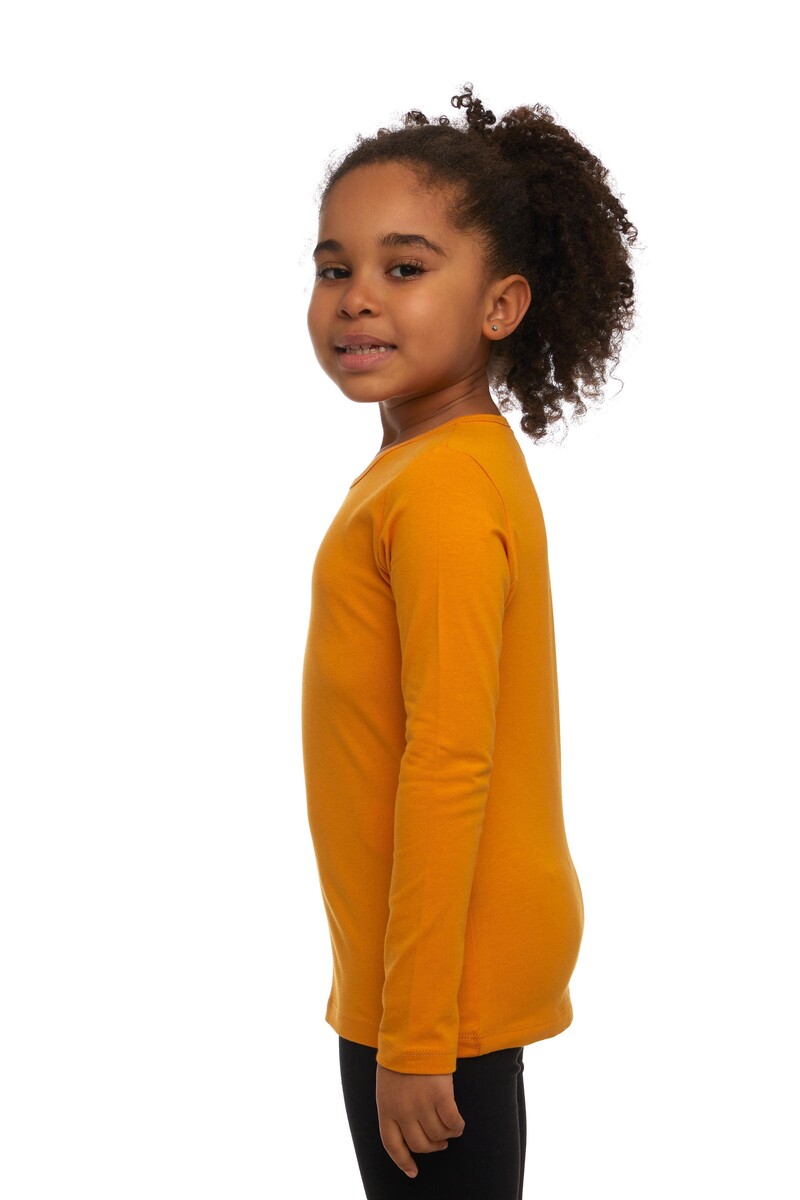 1-4 Years Old Lycra Long Sleeves T-shirt - Thumbnail