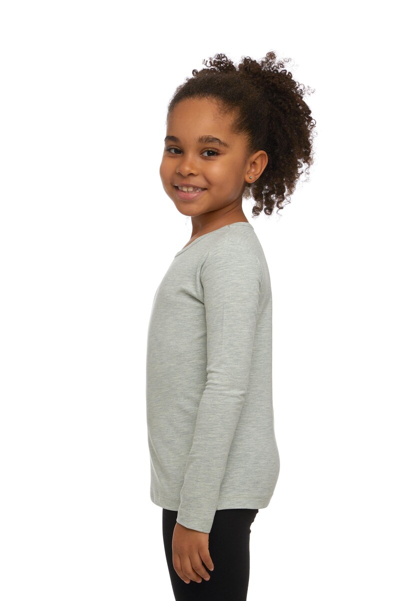 1-4 Years Old Lycra Long Sleeves T-shirt - Thumbnail