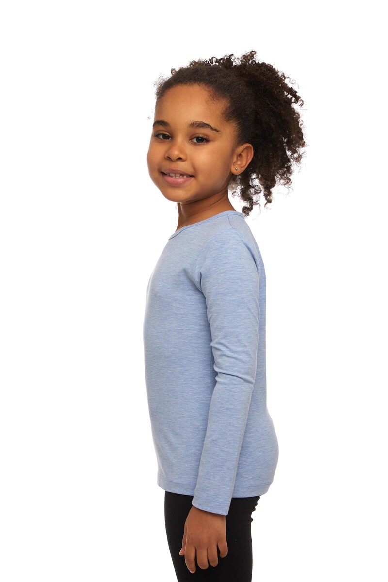 1-4 Years Old Lycra Long Sleeves T-shirt - Thumbnail