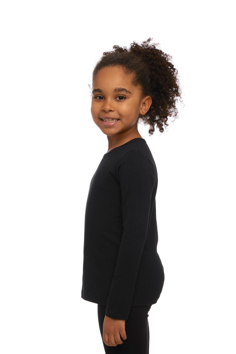 1-4 Years Old Lycra Long Sleeves T-shirt - Thumbnail