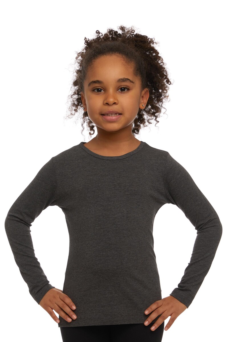 1-4 Years Old Lycra Long Sleeves T-shirt - Thumbnail