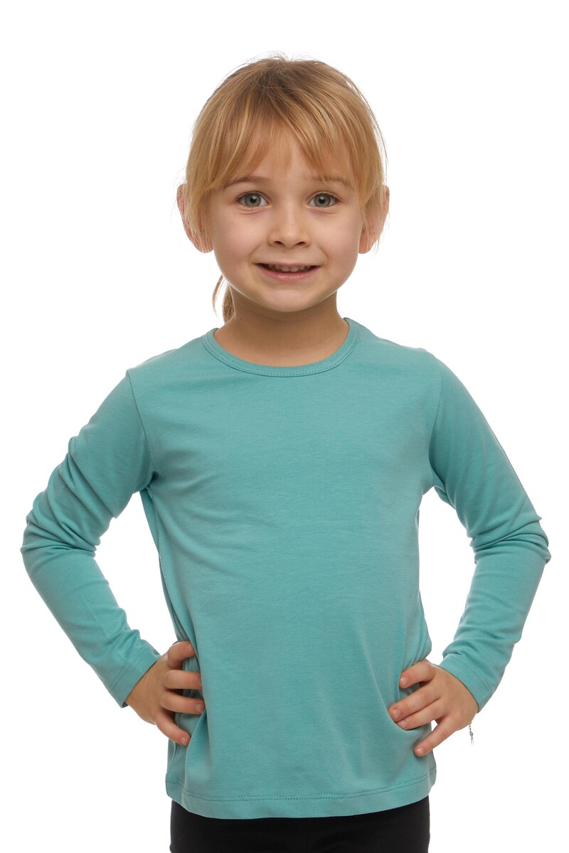 1-4 Years Old Lycra Long Sleeves T-shirt - Thumbnail