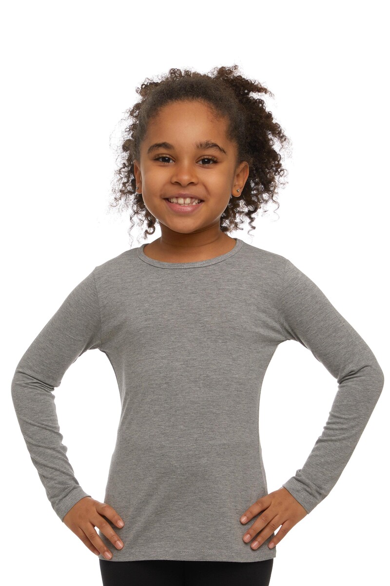 1-4 Years Old Lycra Long Sleeves T-shirt - Thumbnail