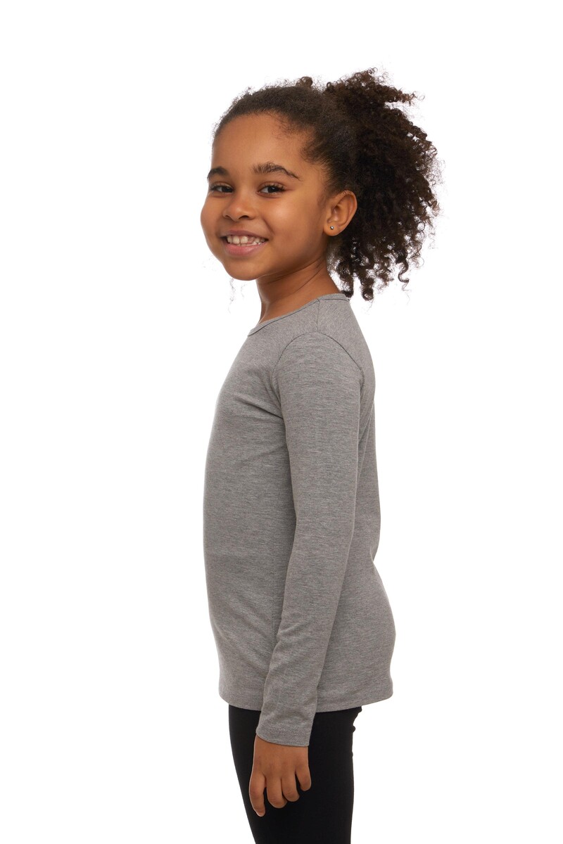 1-4 Years Old Lycra Long Sleeves T-shirt - Thumbnail