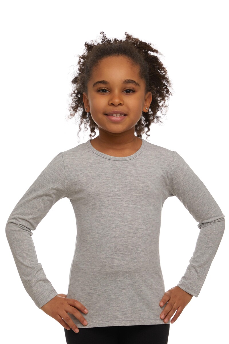 1-4 Years Old Lycra Long Sleeves T-shirt - Thumbnail