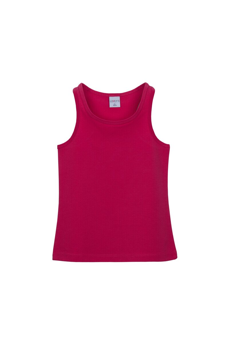 1-4 Years Old Lycra Racerback Tank Top - Thumbnail
