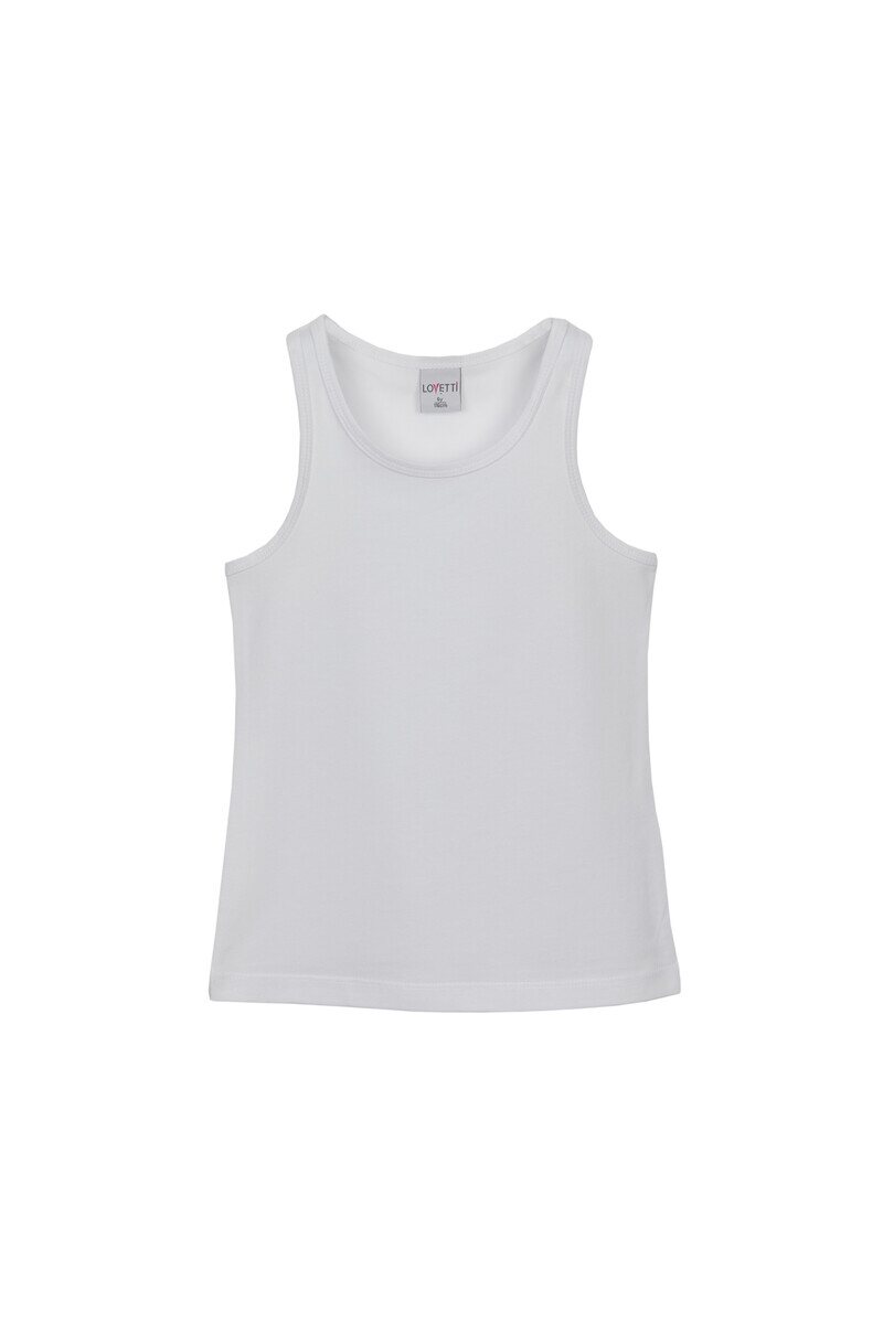 1-4 Years Old Lycra Racerback Tank Top - Thumbnail