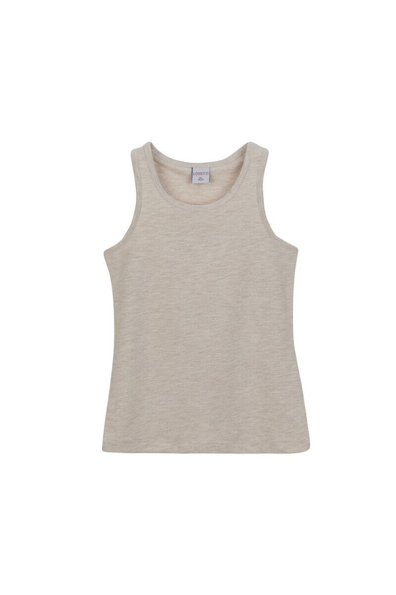 1-4 Years Old Lycra Racerback Tank Top - Thumbnail