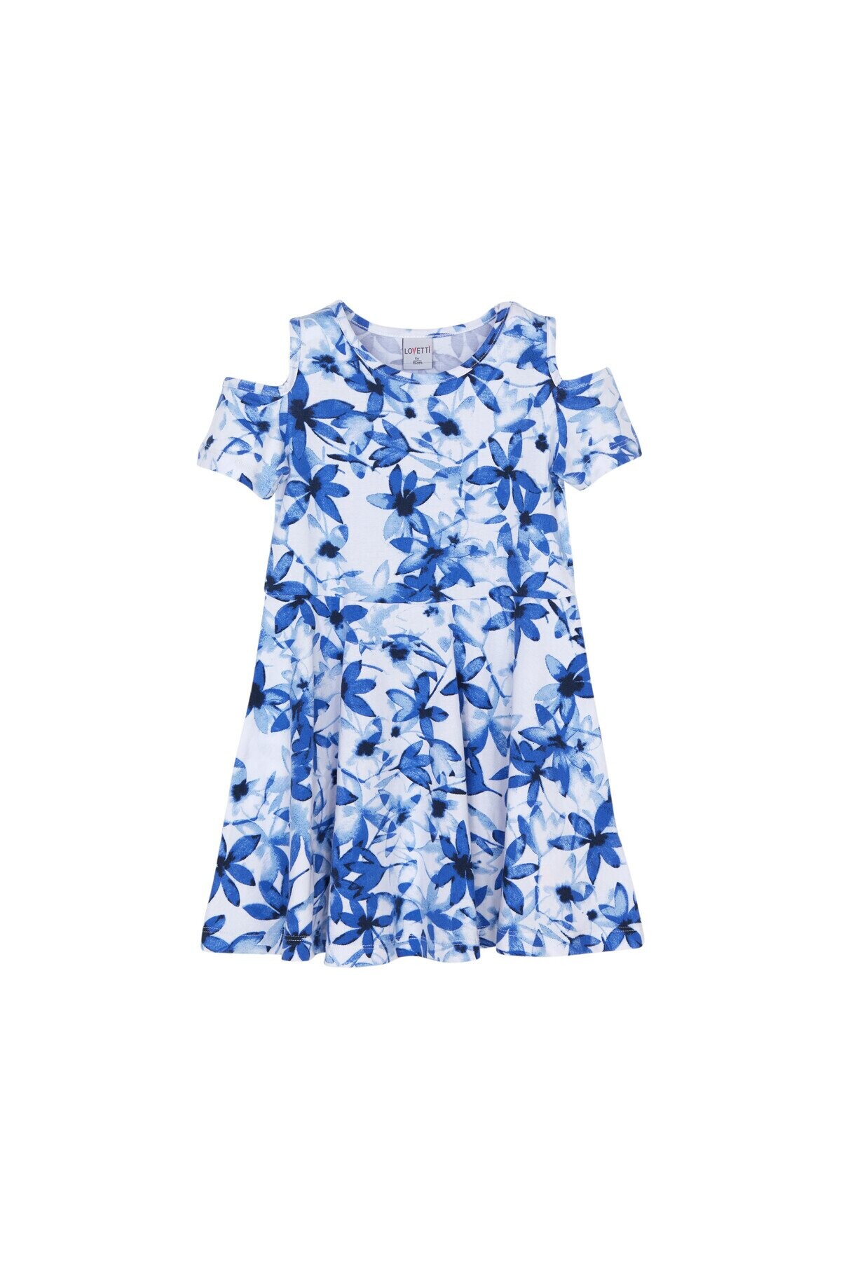 Cold shoulder kids outlet dress