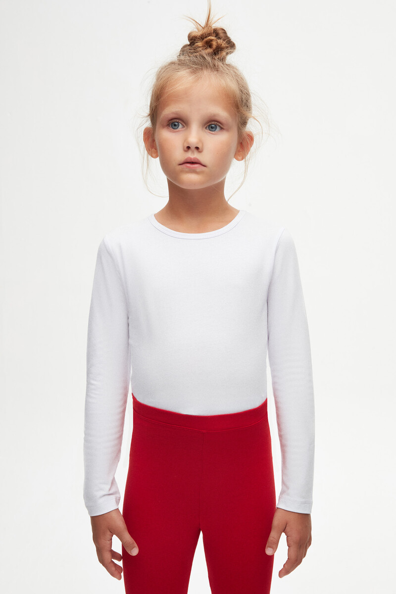 1-4 Years Old Plain Long Legging - Thumbnail