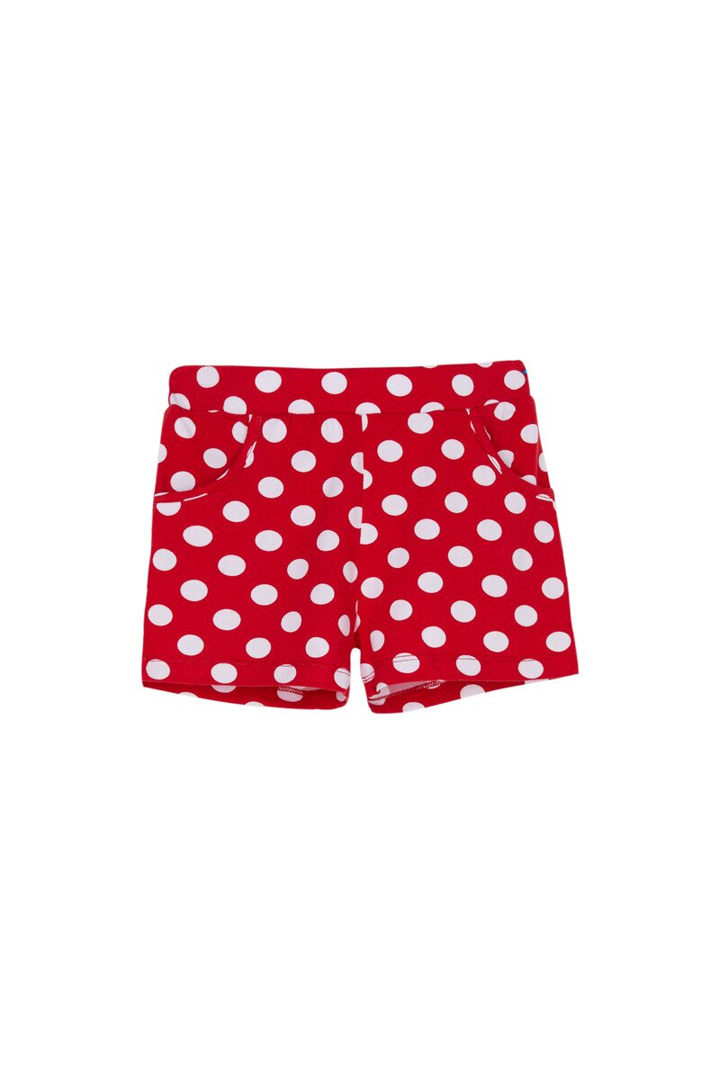 1-4 Years Old Polka-Dot Pattern Shorts - Thumbnail