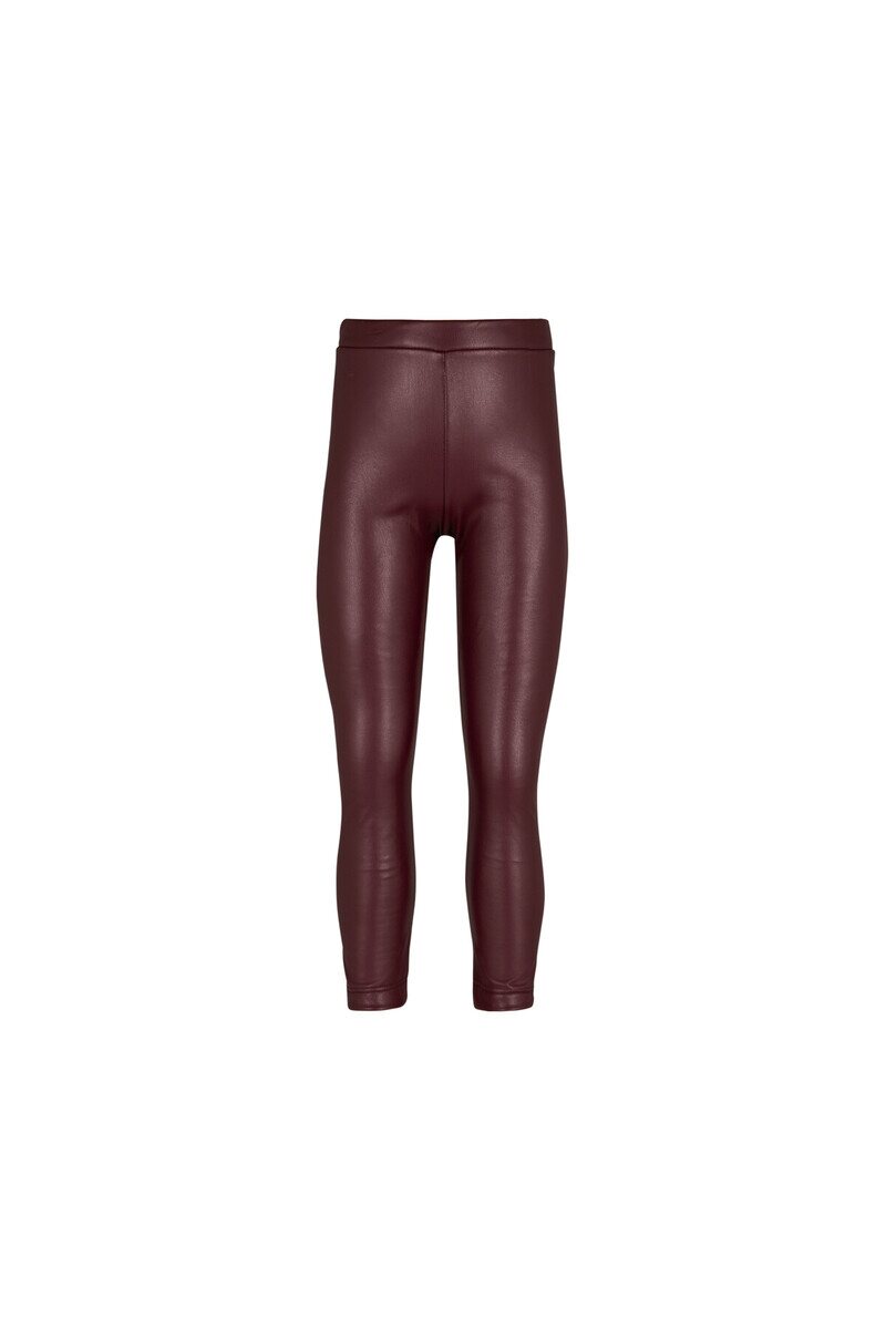 Buy Burgundy Faux Leather Leggings 16, Leggings