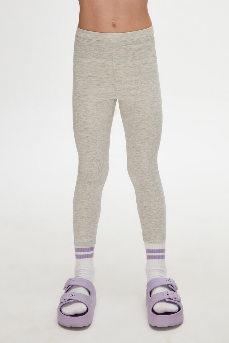 13-16 Years Old Plain Long Legging - Thumbnail
