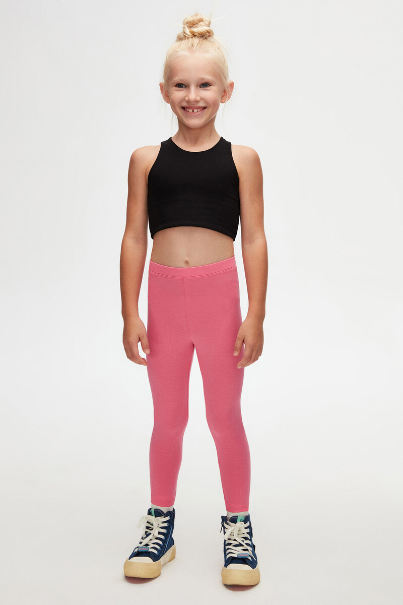 13-16 Years Old Plain Long Legging - Thumbnail