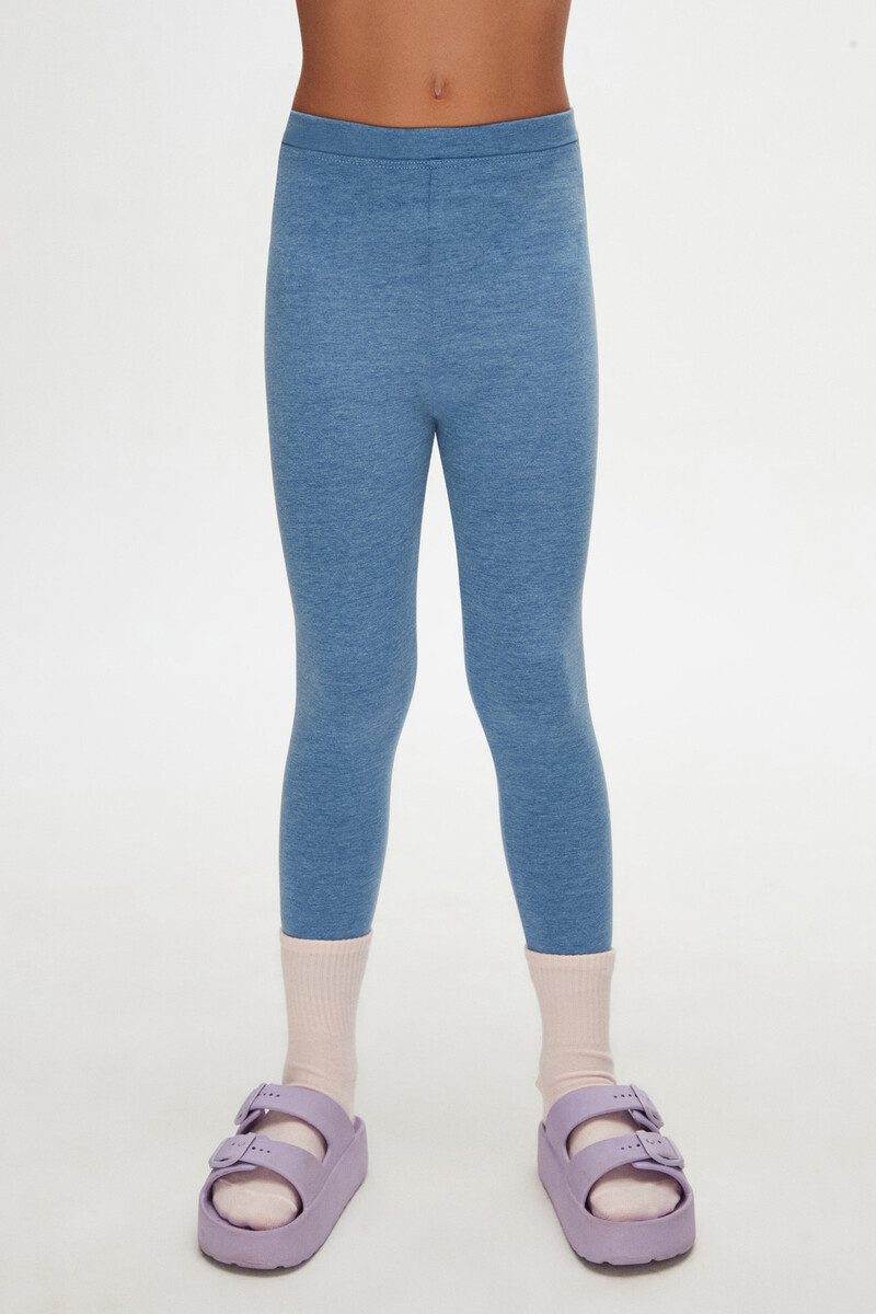 13-16 Years Old Plain Long Legging - Thumbnail